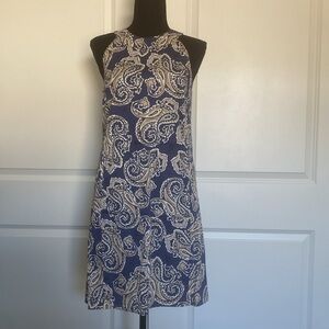 LOFT Blue Paisley‎ Dress